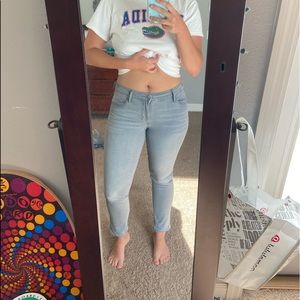 old navy grey skinny jeans